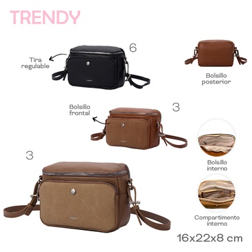 Venta por Mayor y Catalogo Bandolera Trendy