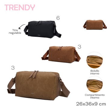 Venta por Mayor y Catalogo Bandolera Trendy