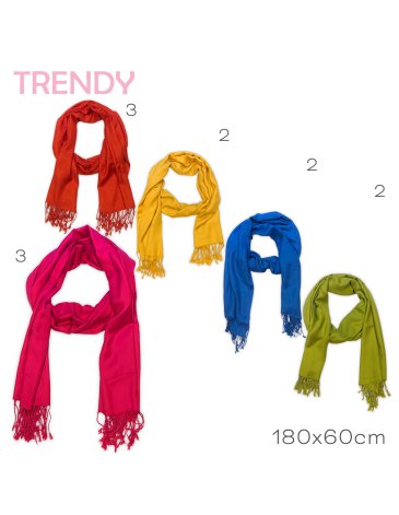 Venta por Mayor y Catalogo Pashmina India Trendy