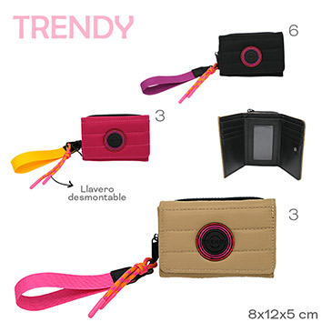 Venta por Mayor y Catalogo Billetera Trendy