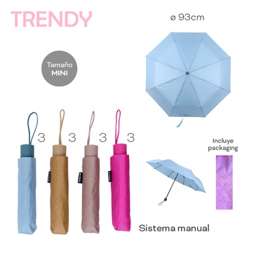Paraguas Manual Trendy