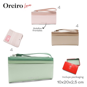 Billetera Con Bolsillos Frontales Las Oreiro
