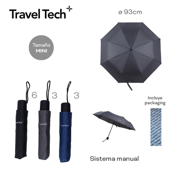 Paraguas Manual Travel Tech