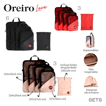 Organizador De Viaje Sets Las Oreiro
