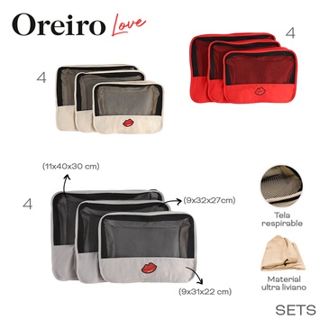 Organizador De Viaje Sets Las Oreiro