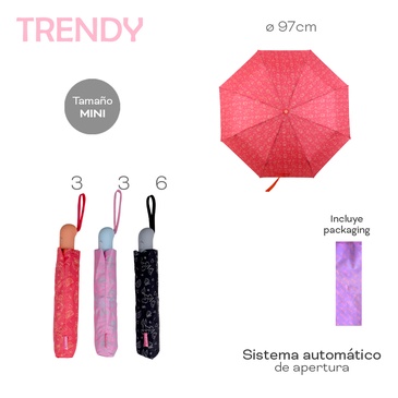 Paraguas Automatico Trendy