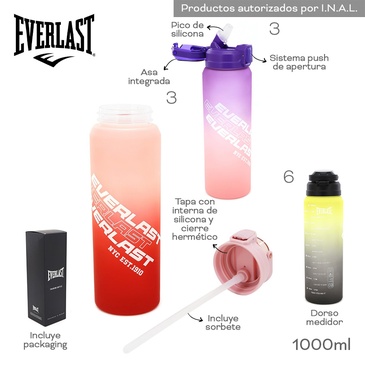 Venta por Mayor y Catalogo Botella 1000ML Everlast