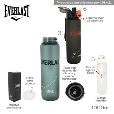 Venta por Mayor y Catalogo Botella 1000ML Everlast