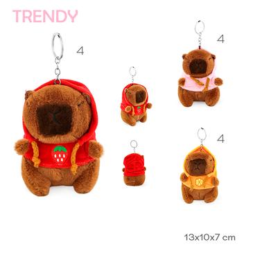 Llavero De Peluche  Capibara  Trendy