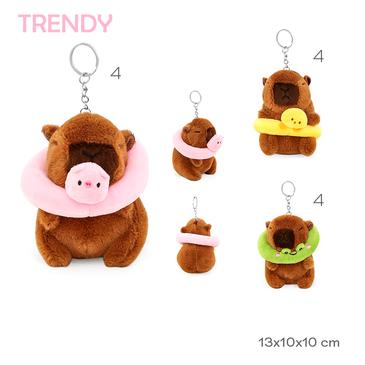 Llavero De Peluche  Capibara  Trendy