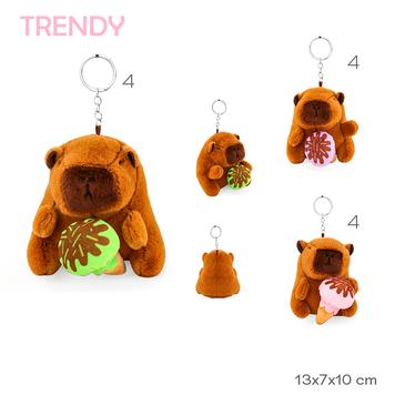 Llavero De Peluche  Capibara  Trendy