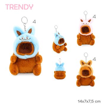 Llavero De Peluche  Capibara  Trendy