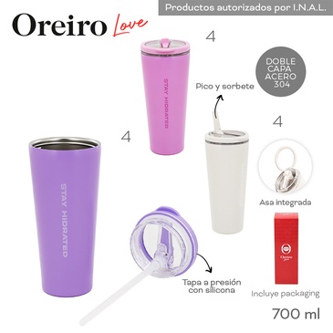 Venta por Mayor y Catalogo Vasos Termicos 700ML Las Oreiro