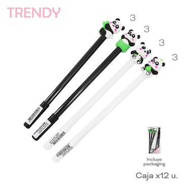 Lapiceras x 12 Uni. Trendy