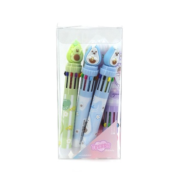 Lapiceras x 8 Uni. Multicolor - Trendy