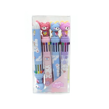 Lapiceras x 8 Uni. Multicolor - Trendy