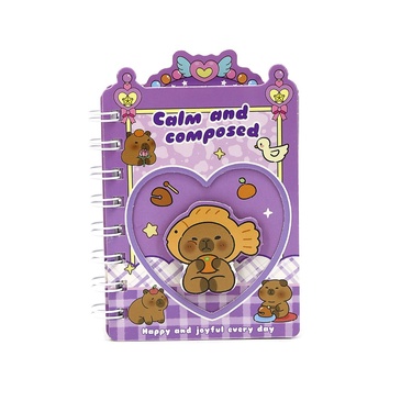 Cuaderno + Personaje Con Relieve - Trendy