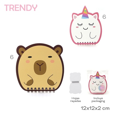Venta por Mayor y Catalogo Cuaderno Trendy
