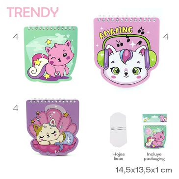 Venta por Mayor y Catalogo Cuaderno Trendy