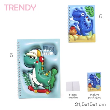 Venta por Mayor y Catalogo Cuaderno Trendy