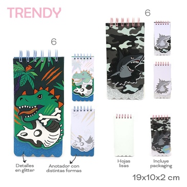 Venta por Mayor y Catalogo Anotador  Trendy