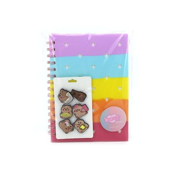 Cuaderno + Dijes Removibles - Trendy