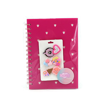 Cuaderno + Dije Removibles - Trendy
