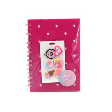 Cuaderno + Dije Removibles - Trendy