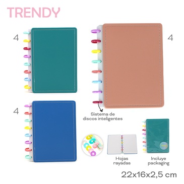 Venta por Mayor y Catalogo Cuadernos  Trendy