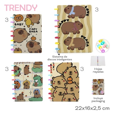 Venta por Mayor y Catalogo Cuadernos Trendy