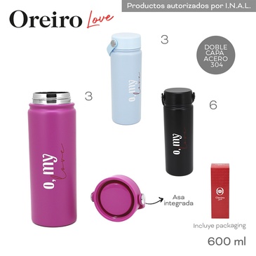 Venta por Mayor y Catalogo Botella Termica 600ML  Las Oreiro