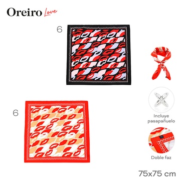 Pañuelo De Seda Las Oreiro