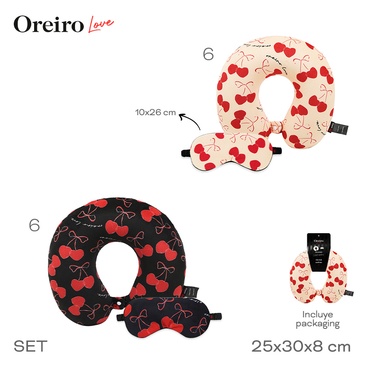 Set De Viaje Almohada y Antifaz  Las Oreiro