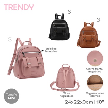 Mochila Eco Cuero 10 