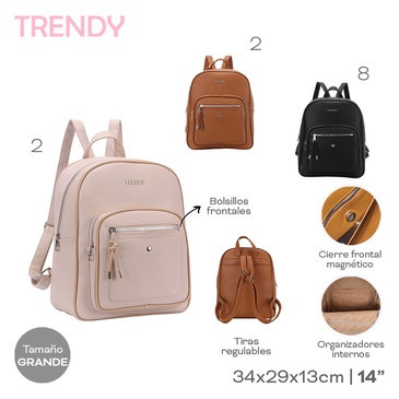 Mochila Eco Cuero 14 
