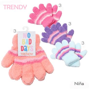 Venta por Mayor y Catalogo Guante Infantil ( Nena ) Trendy