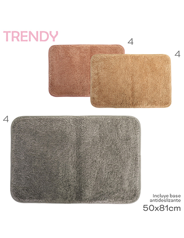 Venta por Mayor y Catalogo Alfombras De Baño Trendy