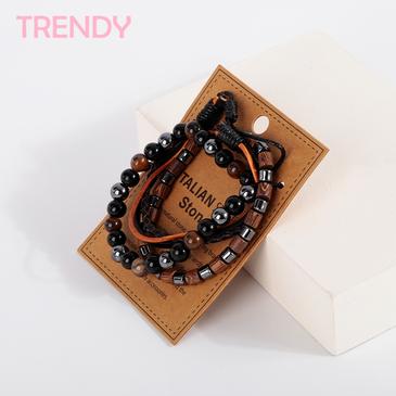 Pulsera Hombre Set x 3 Trendy