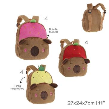 Mochila Peluche Capibara  Trendy