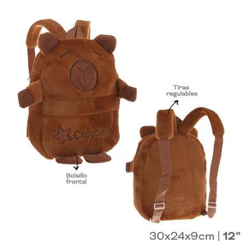Mochila Peluche Capibara  Trendy