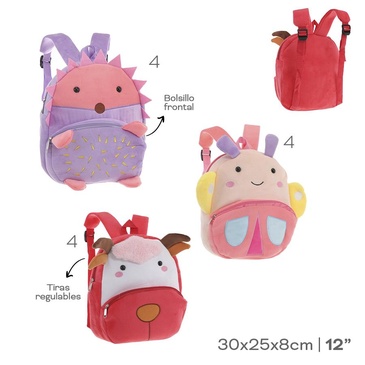 Mochila Peluche 12 