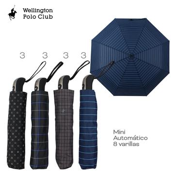 Paraguas Automatico Wellington Polo Club