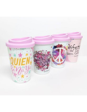 Coffee Cup Termico Con Vinilo - Enchúlate