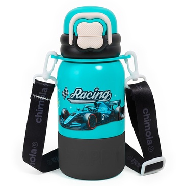 Venta por Mayor y Catalogo Botella Termica Con Correa 500ML ( Racing Car )  Chimola