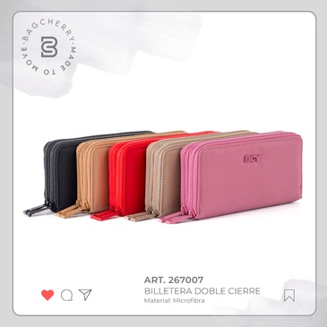 Billetera Doble Cierre - Bagcherry