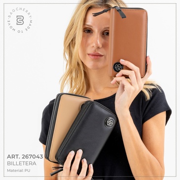 Billetera Doble Cierre Bagcherry
