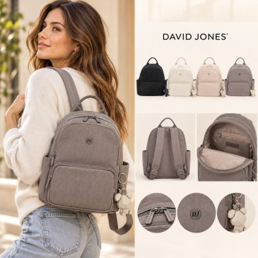 Mochila Con Llavero David Jones