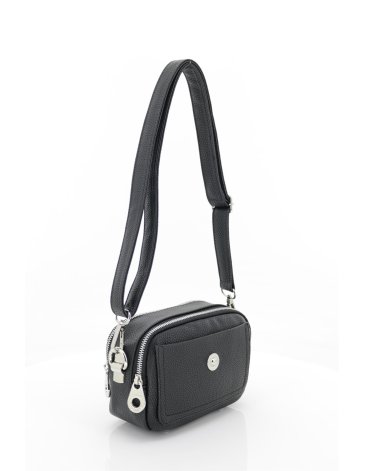 Bandolera 2 Divisiones Con Cierres Ecocuero Good Company