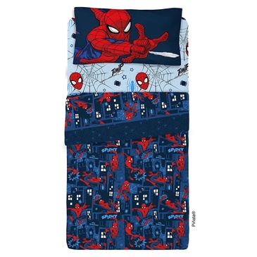 Sábanas 3 piezas 1 1/2 plaza SPIDERMAN Ultra Soft Piñata