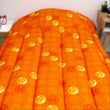Acolchado Dragon Ball 1 1/2 Plaza REVERSIBLES - Piñata